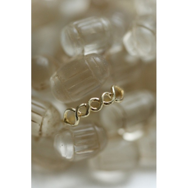 5 Octobre auksuoto sidabro žiedas 